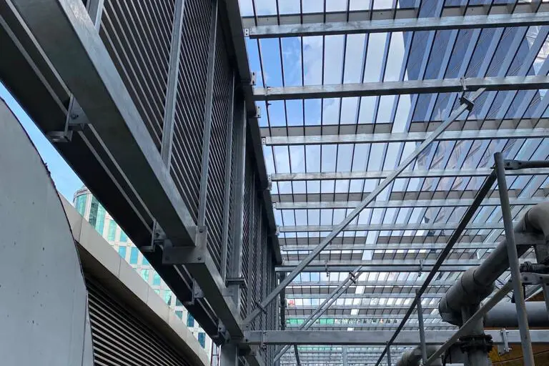 Rooftop Steel Trellis